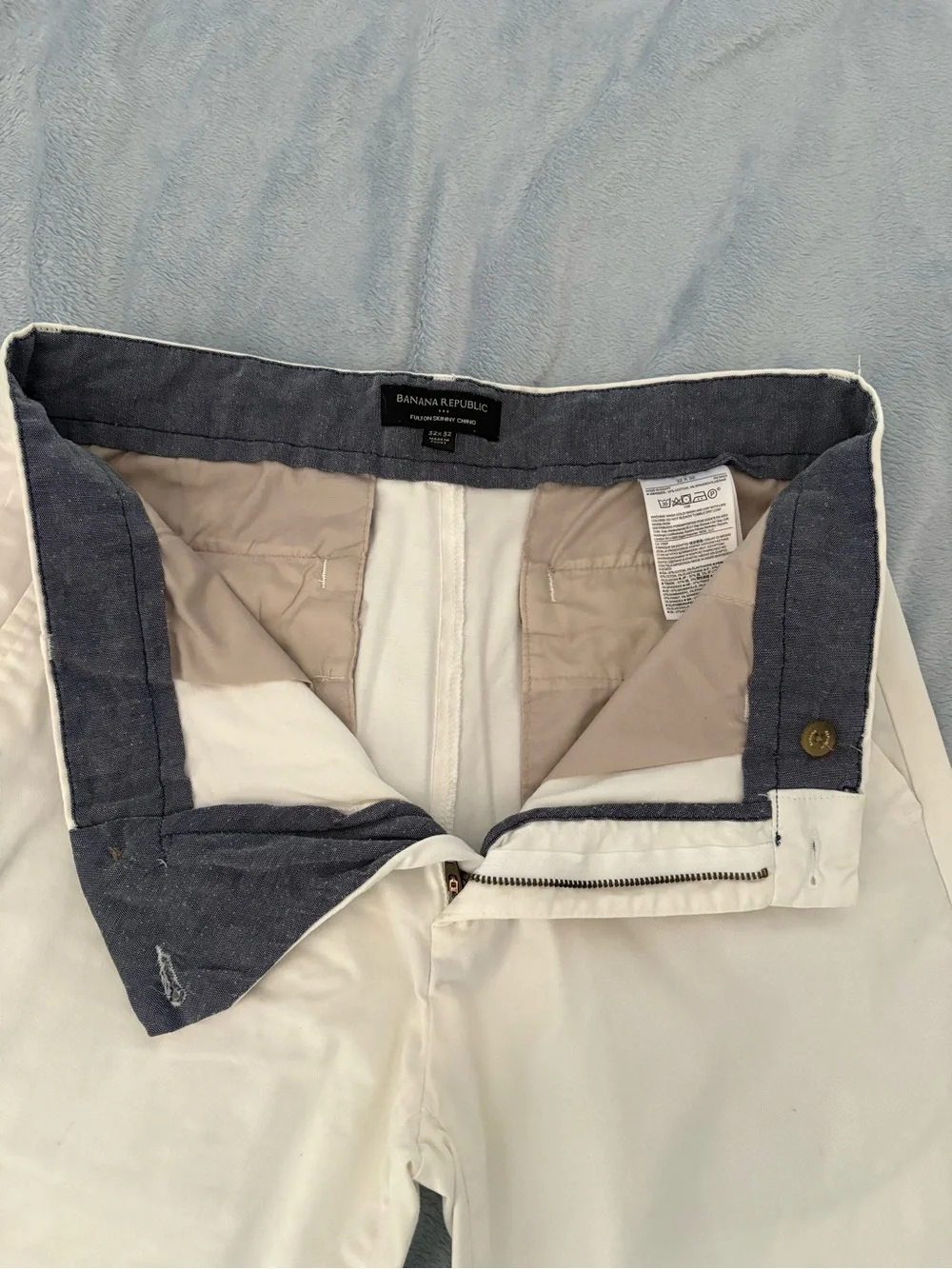 Men's Classic white Chino Pants - Tailored Fit